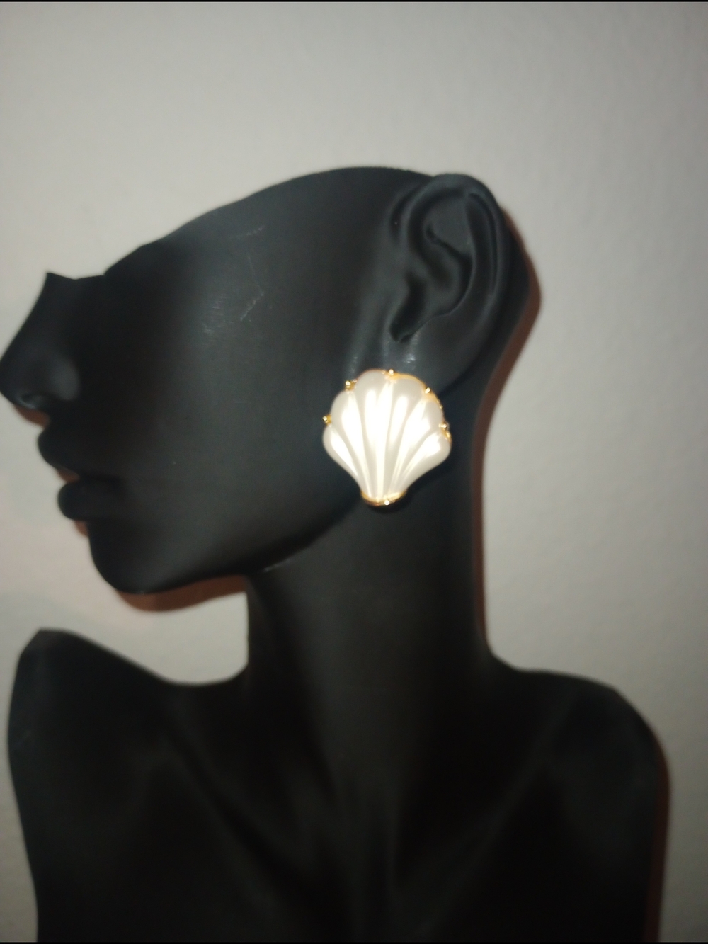 faux Mother Of Pearl Shell Earrings